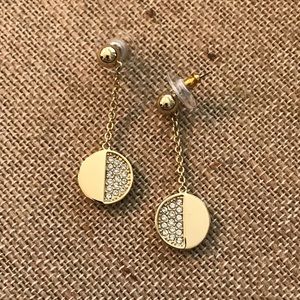 Touchstone Crystal by Swarovski Halftime earrings